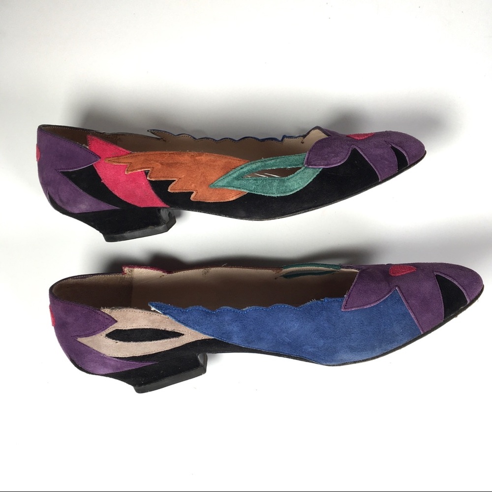 Vintage 80’s Lalo by Paradox Italian Suede Flats